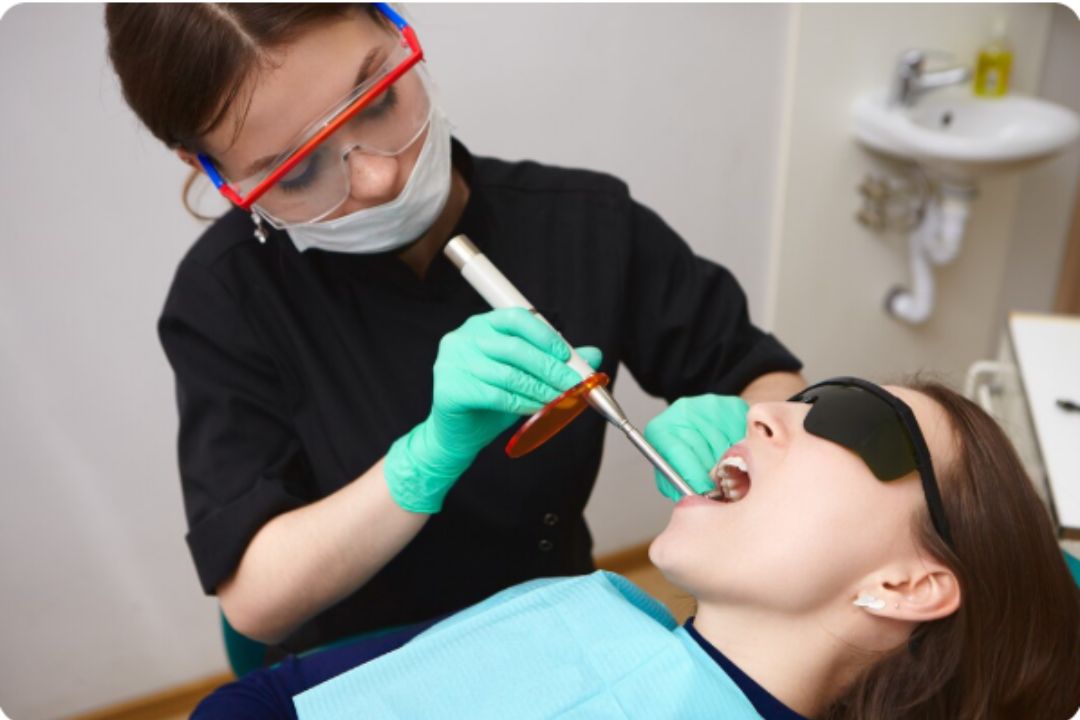 dental cleaning and daily oral hygiene
